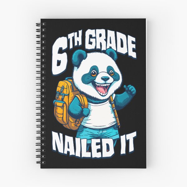 Item preview, 6th Grade Nailed It Funny Happy Panda Boy Graduation designed and sold by GrandeDuc.