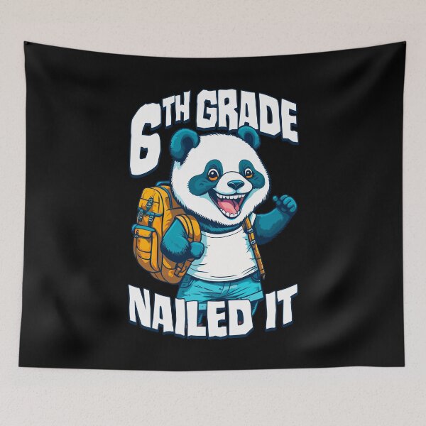 Item preview, 6th Grade Nailed It Funny Happy Panda Boy Graduation designed and sold by GrandeDuc.