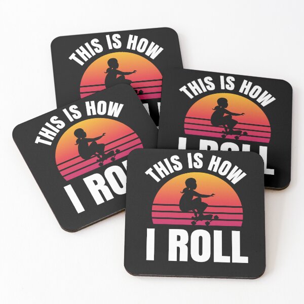 Item preview, This Is How I Roll Skater Skateboard Longboard designed and sold by Pubi.