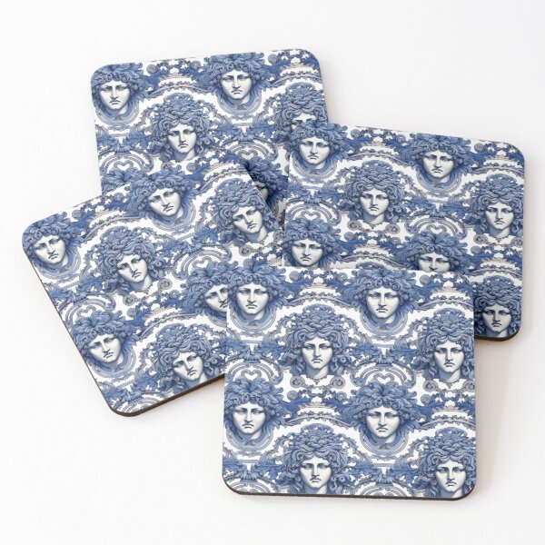 Item preview, greek pattern Medusa designed and sold by Gaviani Design Studio.