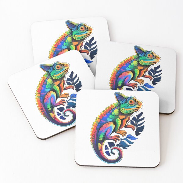 Item preview, colorful abstract fantasy chameleon - Different logo size, position? Email me -  - Different logo size, position? Email me -  designed and sold by Picture-Art.