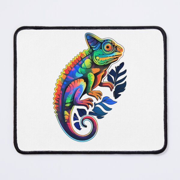 Item preview, colorful abstract fantasy chameleon - Different logo size, position? Email me -  - Different logo size, position? Email me -  designed and sold by Picture-Art.