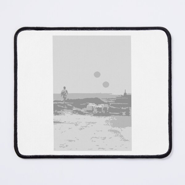 Item preview, Tatooine Minimaliste grey designed and sold by maryvorgane.