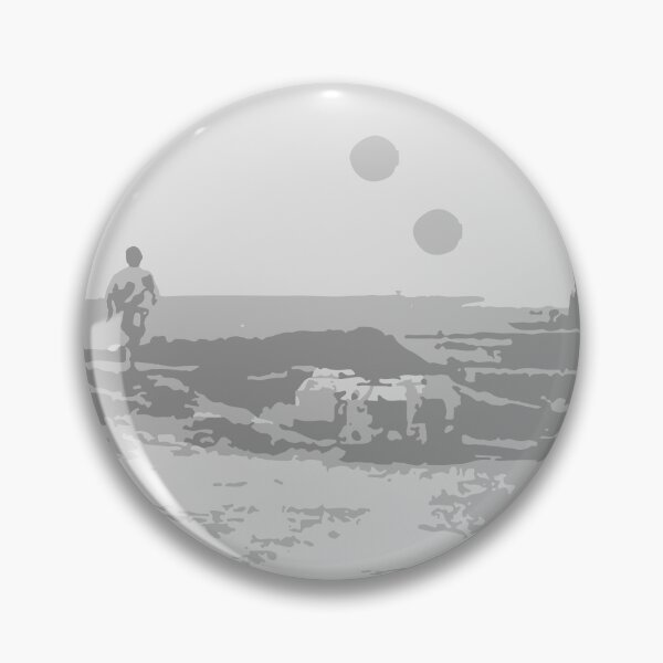 Item preview, Tatooine Minimaliste grey designed and sold by maryvorgane.