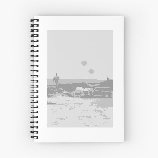 Item preview, Tatooine Minimaliste grey designed and sold by maryvorgane.