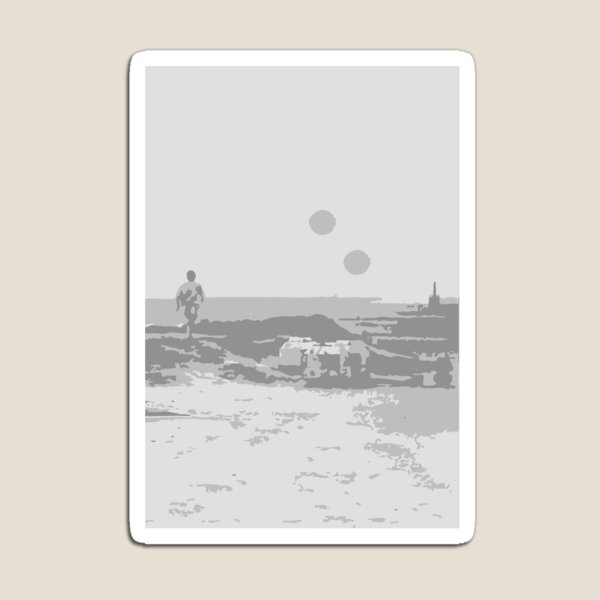 Item preview, Tatooine Minimaliste grey designed and sold by maryvorgane.
