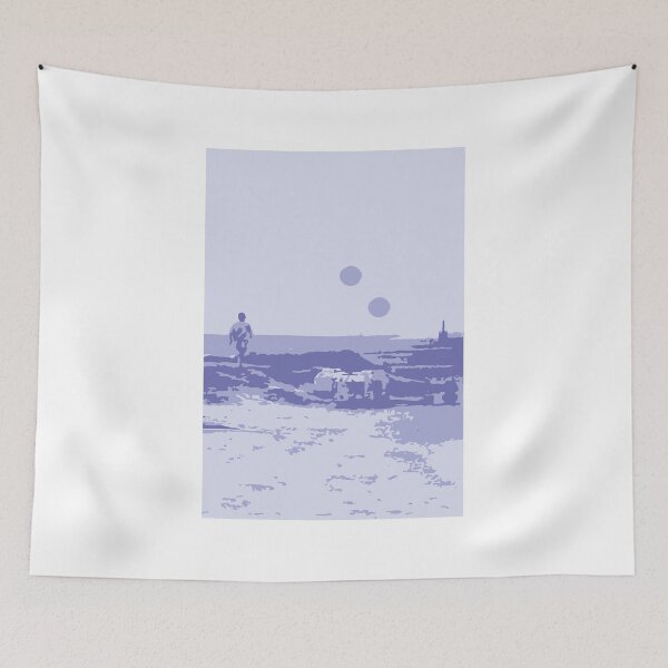 Item preview, Tatooine Minimaliste blue designed and sold by maryvorgane.