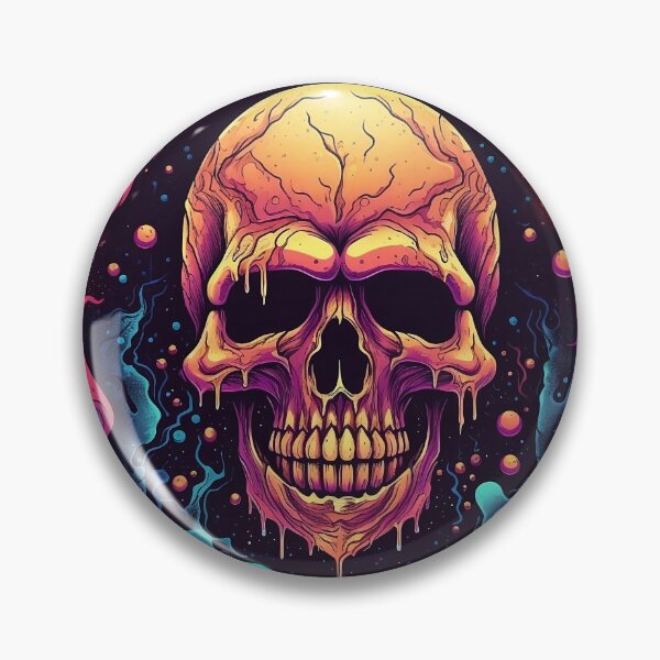 Item preview, Psychedelic Skull designed and sold by Spiralysis.