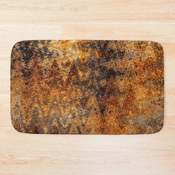 Item preview, Rich Mahogany and Gold Abstract Native Design designed and sold by Trevor Hirst.