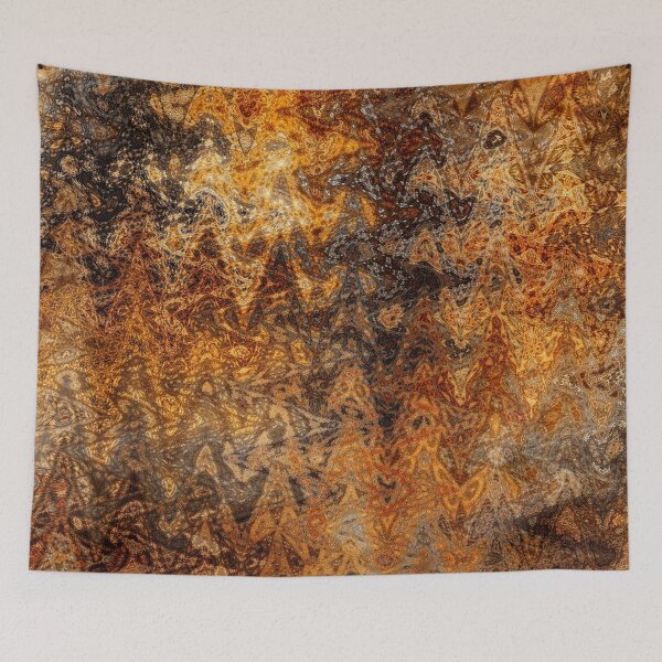 Item preview, Rich Mahogany and Gold Abstract Native Design designed and sold by Trevor Hirst.