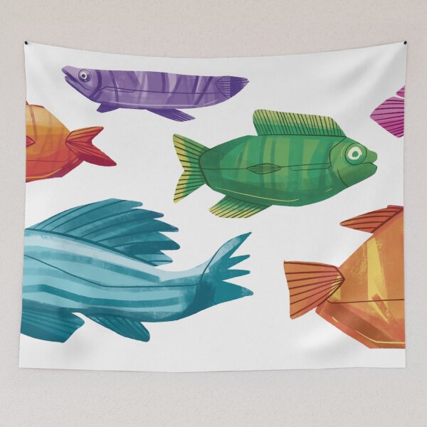 Item preview, Drawn fish designed and sold by DerSenat.