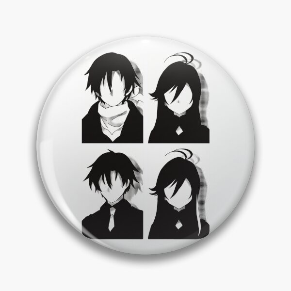 Item preview, 86 or Eighty six anime merchAll main character in black and white pop art minimalist designShi designed and sold by ENMEstylem.