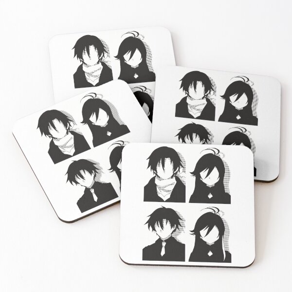 Item preview, 86 or Eighty six anime merchAll main character in black and white pop art minimalist designShi designed and sold by ENMEstylem.
