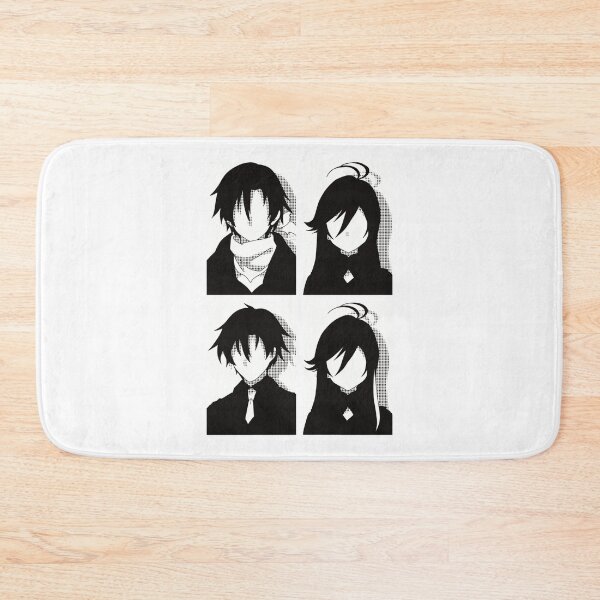 Item preview, 86 or Eighty six anime merchAll main character in black and white pop art minimalist designShi designed and sold by ENMEstylem.