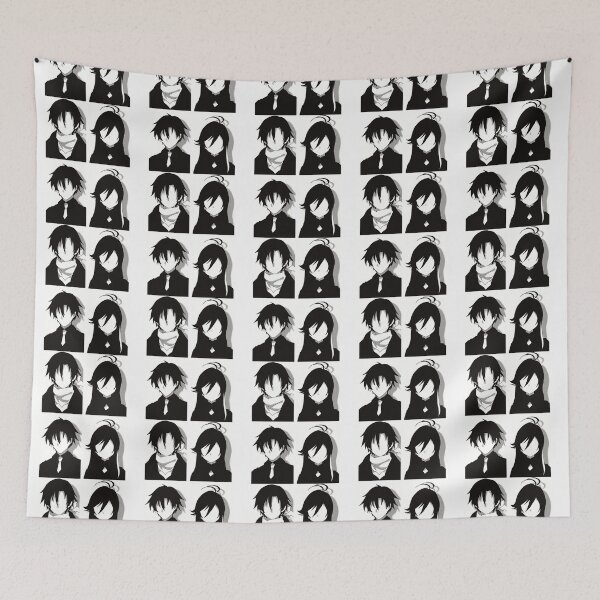 Item preview, 86 or Eighty six anime merchAll main character in black and white pop art minimalist designShi designed and sold by ENMEstylem.