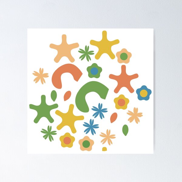 Item preview, Colorful Abstract Bold Bright Modern Shapes designed and sold by Mehwish.
