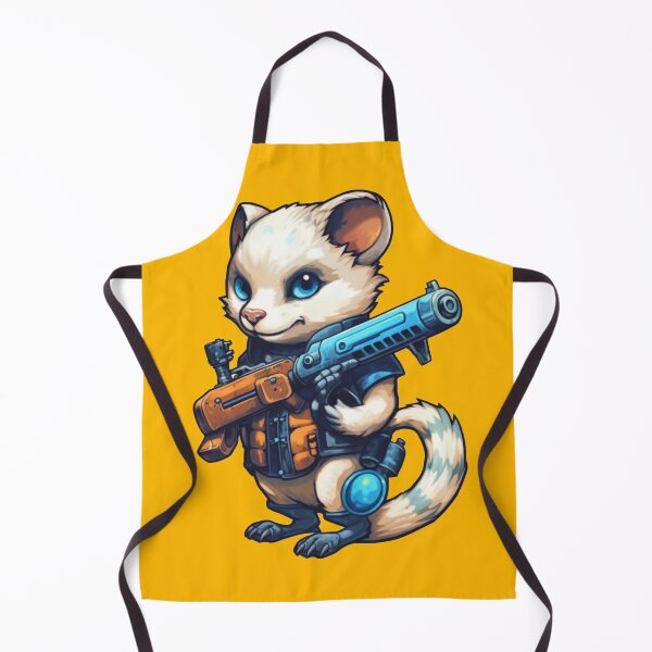 Item preview, Cute Galactical Ferret with Laser Blaster Gun designed and sold by NapNapSleeper.