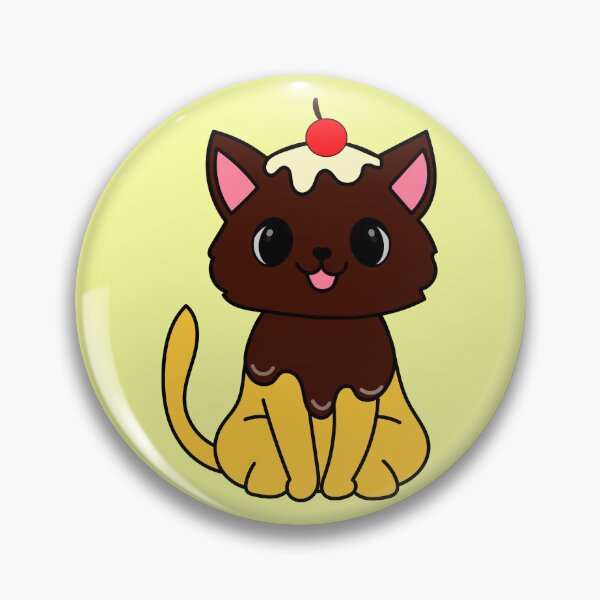 Item preview, Kawaii Banana Split Cat designed and sold by SunMoonMilk.