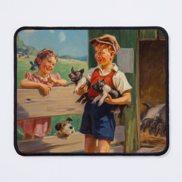 Item preview, Spring's Piglets (20th century) - Hy Hintermeister designed and sold by SALON DES ARTS.