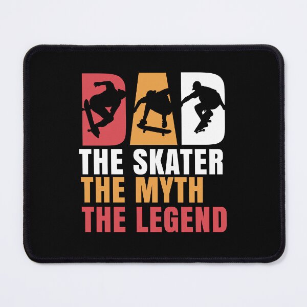 Item preview, Dad The Man The Myth The Legend Skater Skateboard designed and sold by Pubi.