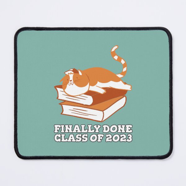 Item preview, Finally Done: Class of 2023 Cute Lazy Graduated Cat designed and sold by Winter--Flowers.