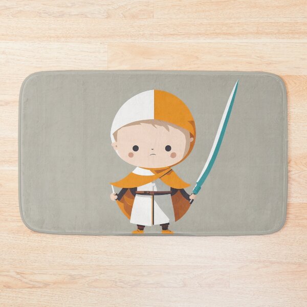 Item preview, Cute Warrior Monk | cute geometric @ s designed and sold by Phoenix-Textile.