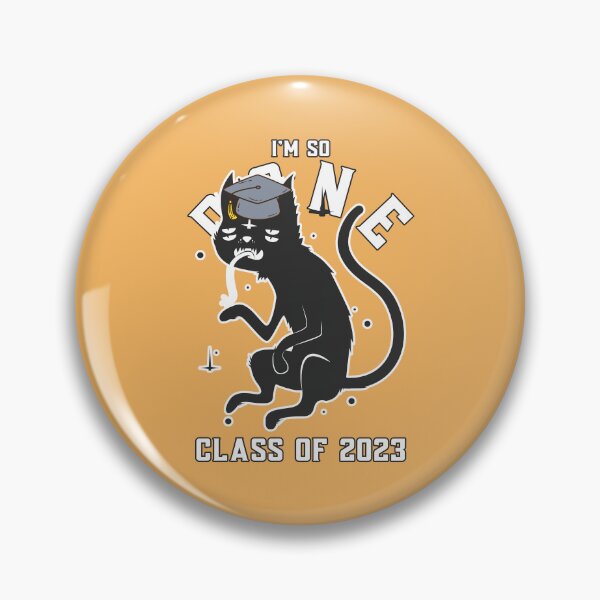 Item preview, I’m So Done: Class of 2023 Funny Tired Graduation Cat designed and sold by Winter--Flowers.