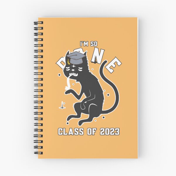 Item preview, I’m So Done: Class of 2023 Funny Tired Graduation Cat designed and sold by Winter--Flowers.