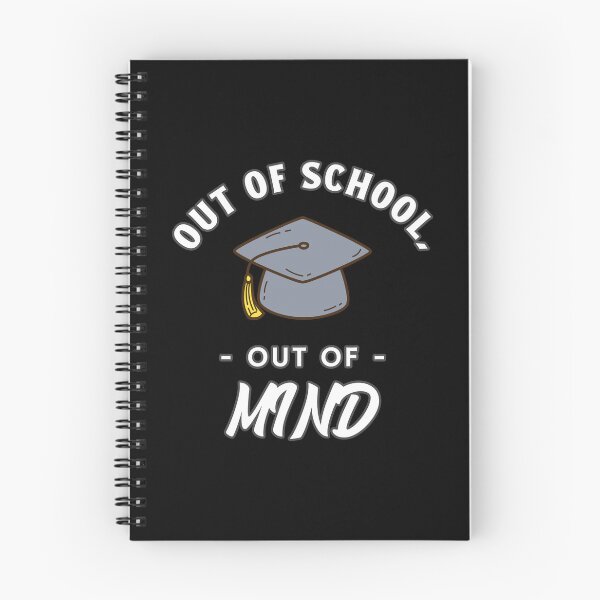 Item preview, Out of School, Out of Mind I'm Done Graduation Cap designed and sold by Winter--Flowers.
