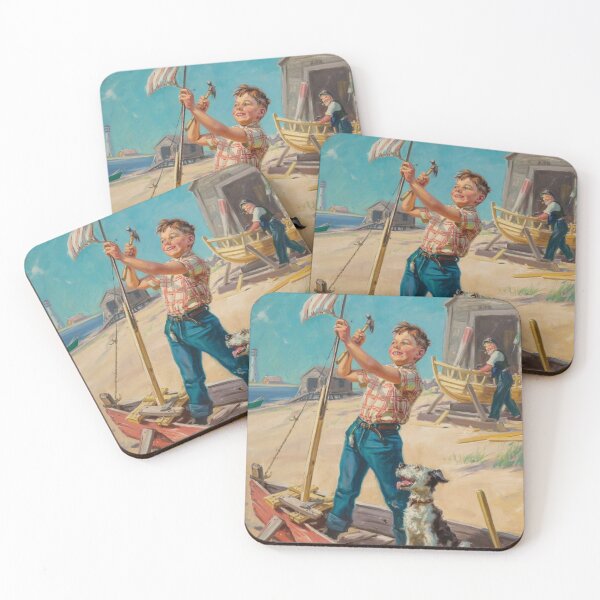 Item preview, The Ship Builder (20th century) - Hy Hintermeister designed and sold by SALON DES ARTS.
