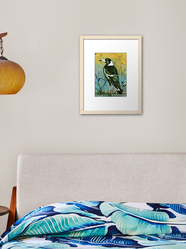 Thumbnail 2 of 7, Framed Art Print, Mr Magpie designed and sold by design9.