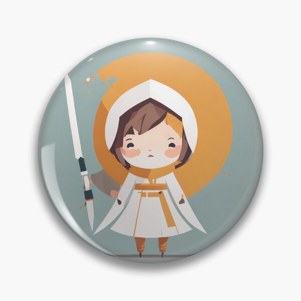 Item preview, Cute Warrior Nun | cute geometric @ s designed and sold by Phoenix-Textile.