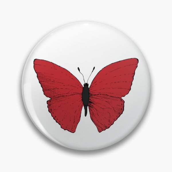 Item preview, Big beautiful red butterfly. designed and sold by LudaRu.