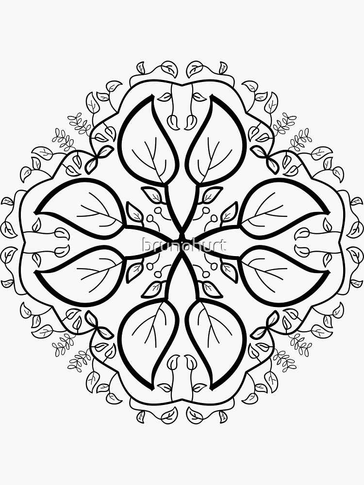 Motif circulaire en mandala avec fleur : image vectorielle de stock (libre  de droits) 1229720020