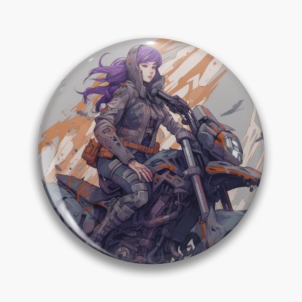 Item preview, Fluid biker girl - anime style designed and sold by Istarfal.