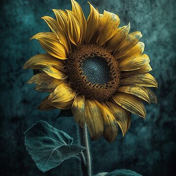 Aesthetic wall art Oil painting wall decor Sunflower print wall art Floral wall art print store Sunflower print wall art Aesthetic room decor