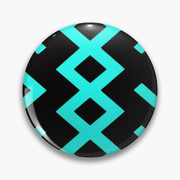 Item preview, Cyan black pattern designed and sold by Artcolage87.