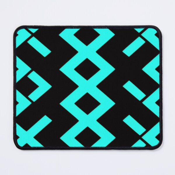 Item preview, Cyan black pattern designed and sold by Artcolage87.
