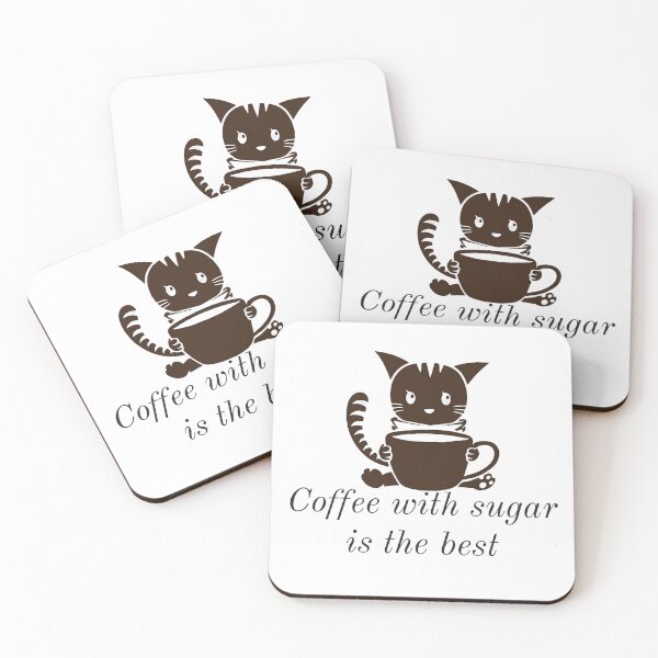Item preview, Coffee With Sugar is The Best  designed and sold by AnimalWorldArtt.