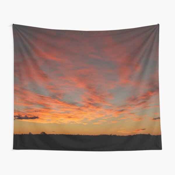 Australian desert sunset Tapestry