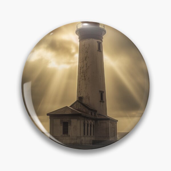 Item preview, "Guiding Light in the Storm" - Atmospheric Lighthouse Art Print designed and sold by stateofhuman.