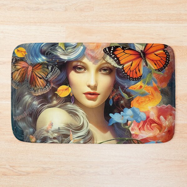 Item preview, Lady in the Garden designed and sold by Red Witch Art.