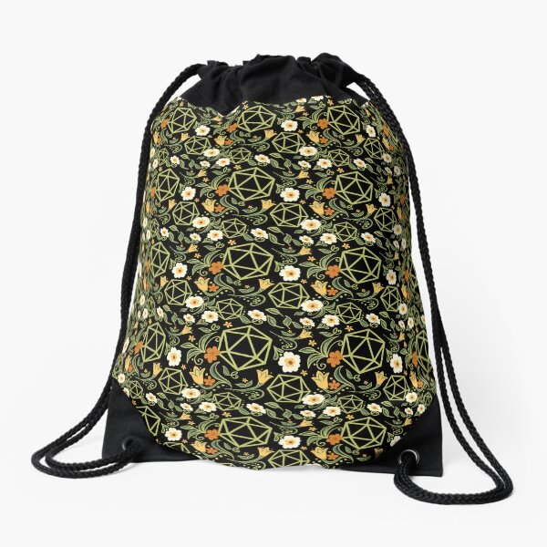 Item preview, D20 Dice Plants and Flowers Pattern designed and sold by pixeptional.