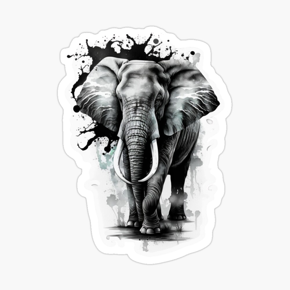 Elephants tattoo by George Drone in Los Angeles, California! : r/ TattooDesigns