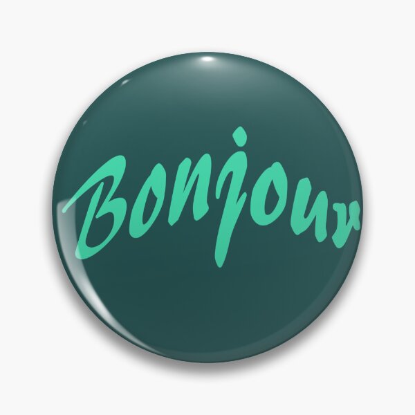 Item preview, Copy of Bonjour (hello in French) designed and sold by lobodelnoir.