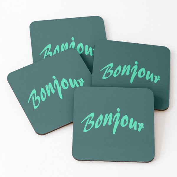 Item preview, Copy of Bonjour (hello in French) designed and sold by lobodelnoir.