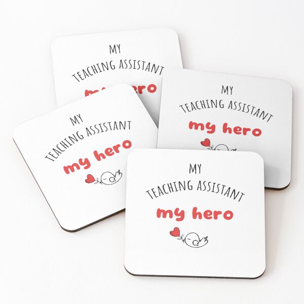 Item preview, My hero Teaching Assistant/Teacher's Assistant , Teaching Assistant/Teacher's Assistant gift, Appreciation Gift, Thank you gift designed and sold by MAKEtoFIT.