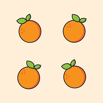 Artwork thumbnail, Mini Orange Pattern by ennbe