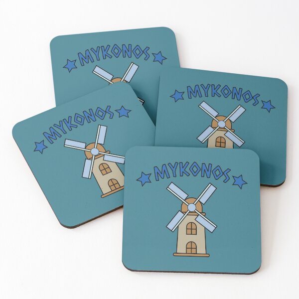 Item preview, Mykonos island in greece with windmill  designed and sold by Donutlovers.