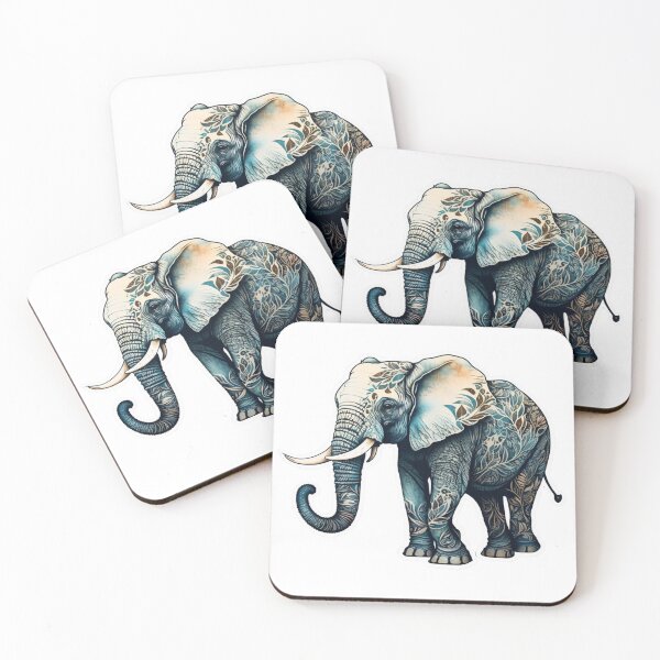 Item preview, Realistic Elephant Tattoo Sticker designed and sold by Media-DK.